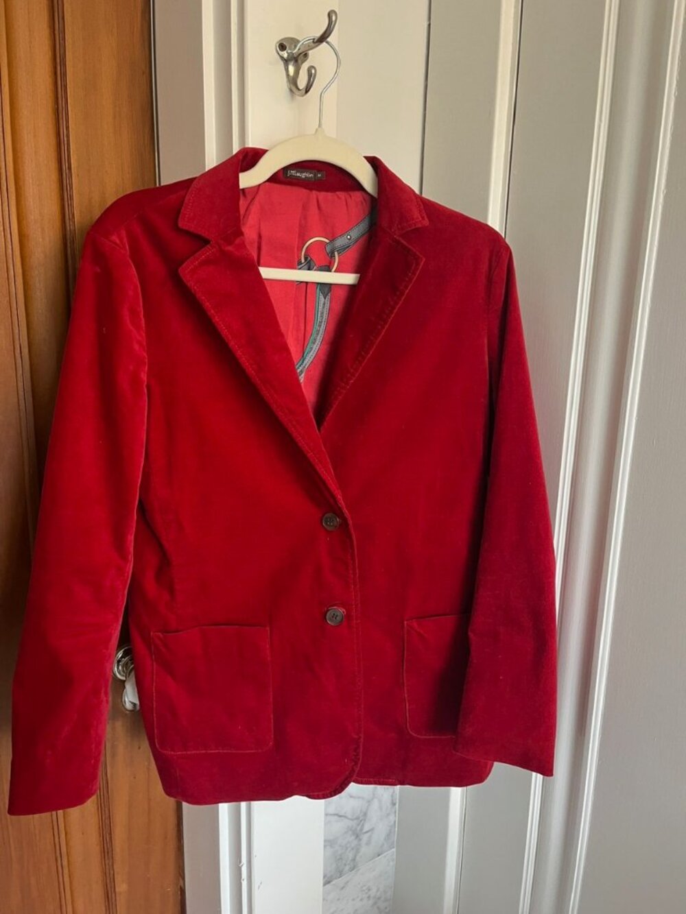Red Velvet Blazer